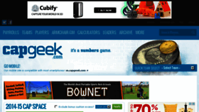 What Capgeek.com website looked like in 2014 (9 years ago)