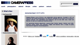 What Camerapress.com website looked like in 2014 (9 years ago)