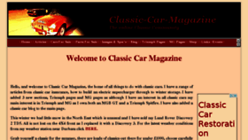 What Classic-car-magazine.co.uk website looked like in 2015 (9 years ago)