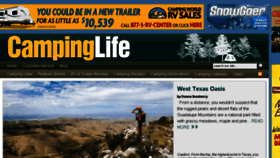 What Campinglife.com website looked like in 2015 (9 years ago)