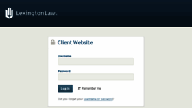 What Client.lexingtonlaw.com website looked like in 2015 (9 years ago)