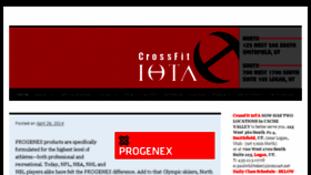 What Crossfitiota.com website looked like in 2015 (9 years ago)