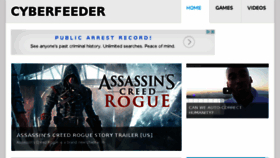 What Cyberfeeder.com website looked like in 2015 (11 years ago)