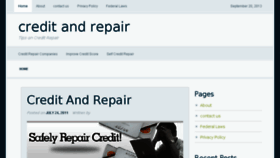 What Creditandrepair.com website looked like in 2015 (9 years ago)