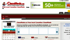 What Classifieds.ca website looked like in 2015 (9 years ago)