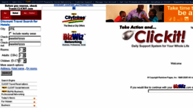 What Clickit.com website looked like in 2015 (9 years ago)