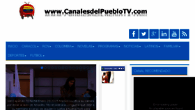 What Canalesdelpueblotv.com website looked like in 2015 (9 years ago)