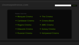 What Cinemayestrenos.com website looked like in 2015 (9 years ago)