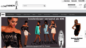 What Comefashion.de website looked like in 2015 (9 years ago)