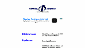 What Channel1.com website looked like in 2015 (9 years ago)