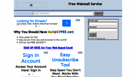 What Cypee.net website looked like in 2015 (9 years ago)