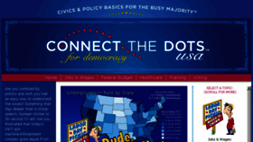 What Connectthedotsusa.com website looked like in 2015 (9 years ago)