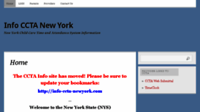 What Ccta-newyork.com website looked like in 2015 (9 years ago)