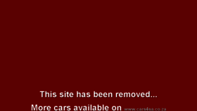 What Cherycars.co.za website looked like in 2015 (9 years ago)
