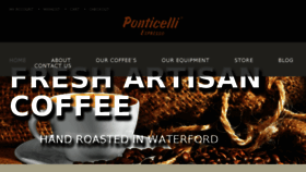 What Coffeewarehouse.ie website looked like in 2015 (9 years ago)
