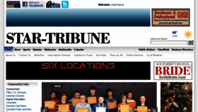 What Chathamstartribune.com website looked like in 2015 (9 years ago)