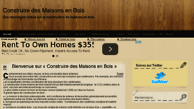 What Construire-maisons-en-bois.com website looked like in 2015 (9 years ago)