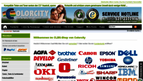 What Clbs-shop.de website looked like in 2015 (9 years ago)