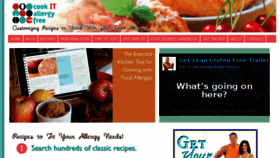 What Cookitallergyfree.com website looked like in 2015 (9 years ago)