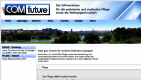 What Comfuture.de website looked like in 2015 (9 years ago)