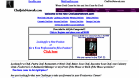 What Chefjobsnetwork.com website looked like in 2015 (9 years ago)
