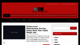 What Celebmeasurement.com website looked like in 2015 (9 years ago)