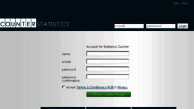 What Counterstatistics.de website looked like in 2015 (9 years ago)