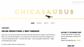 What Chicasaurus-rex.com website looked like in 2015 (9 years ago)