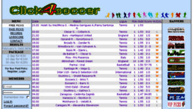 What Click4soccer.net website looked like in 2015 (9 years ago)
