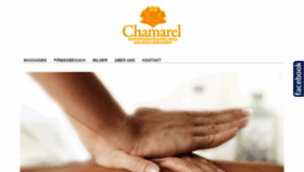 What Chamarel.de website looked like in 2015 (9 years ago)