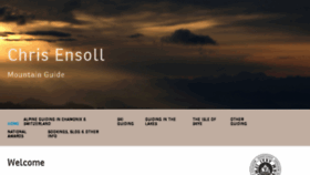 What Chris-ensoll.com website looked like in 2015 (9 years ago)