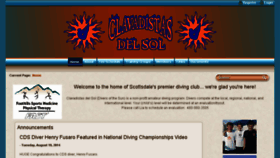 What Cdsdiving.org website looked like in 2015 (9 years ago)
