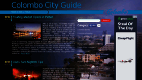 What Colombocityguide.com website looked like in 2015 (9 years ago)