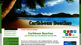 What Caribeaches.com website looked like in 2015 (9 years ago)