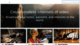 What Churn.tv website looked like in 2015 (10 years ago)