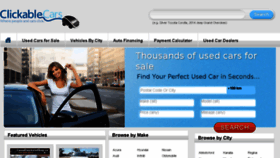 What Clickablecars.com website looked like in 2015 (9 years ago)