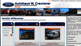 What Creutzner-ford.de website looked like in 2015 (9 years ago)