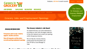 What Careersingrocery.com website looked like in 2015 (9 years ago)