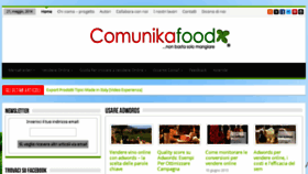 What Comunikafood.it website looked like in 2015 (9 years ago)