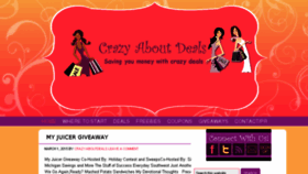 What Crazyaboutdeals.com website looked like in 2015 (9 years ago)