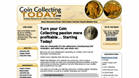 What Coincollectingtoday.com website looked like in 2015 (9 years ago)