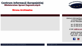 What Cie.gov.pl website looked like in 2015 (9 years ago)