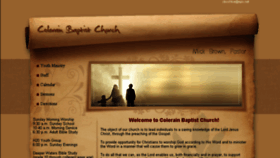 What Colerainbaptist.com website looked like in 2015 (9 years ago)