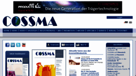 What Cossma.com website looked like in 2015 (9 years ago)