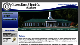 What Citizensbankjackson.com website looked like in 2015 (9 years ago)