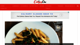 What Culinaryone.com website looked like in 2015 (9 years ago)