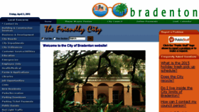 What Cityofbradenton.com website looked like in 2015 (9 years ago)