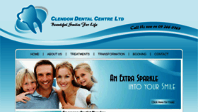 What Clendondental.co.nz website looked like in 2015 (9 years ago)