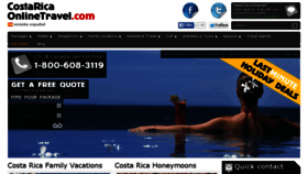 What Costaricaonlinetravel.com website looked like in 2015 (9 years ago)