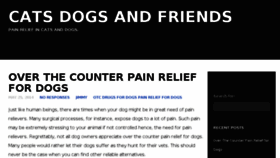 What Catsdogsandfriends.com website looked like in 2015 (9 years ago)